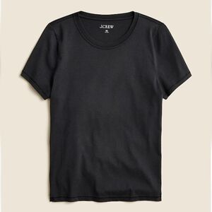 NWT J.Crew Pima cotton slim-fit T-shirt black xxs $45